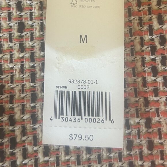 Banana Republic women's textured/boucle short sleeve top/blouse M NWT - Picture 7 of 8